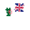 Algeria British flag British Algerian