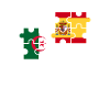 Algérie Espagne Drapeau Espagnol Algérien