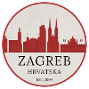 Zagreb Skyline Emblem Croatia