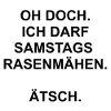 rasenmähen schwarzaufweiß