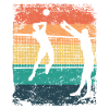 Volleyball Player Retro Beach Volleyball