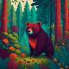Bear in the forest
