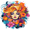 Flower Power Mädchen 4