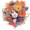 Flower Power Mädchen 5