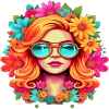 Flower power girl 6