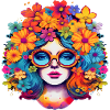 Flower power girl 8