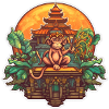 Balinese monkey temple