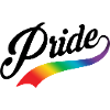 Pride Script Logo