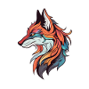 Fox Neo Traditional Tattoo Drawing