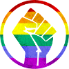 Fist Flag out LGBT