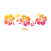Italy Hibiscus Souvenir Vacation