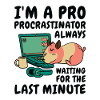 Prokrastinierender Hamster Prokrastinator Time