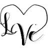 L♡VE - BlackNWhite