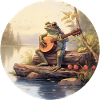 Frog joue du banjo
