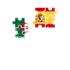 Algerien Spanien Flagge Spanischer Algerier