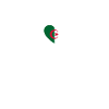 Algeria Heartbeat Algerian flag Algerians
