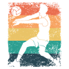 Volleyball Player Retro Beach Volleyball