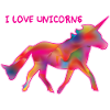 Ich liebe hübsche Einhörner