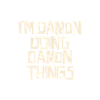 I'm Damon doing Damon things