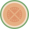 aufgeschnittene Honigmelone