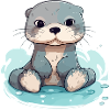 Kiki the otter