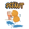 Peenut, funny peeing peanut