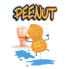 Peenut, funny peeing peanut
