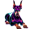 Dobermann Synthwave