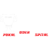 Pokal oder Spital weiss rot
