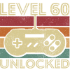 Regalo di compleanno sbloccato di livello 60 60 anni