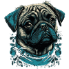 Kleiner Mops Hund