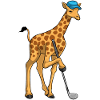 Giraffe Golf Golfschläger