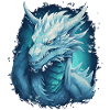 Eisdrache Fantasy Drache