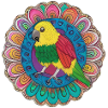 beautiful bright parrot |