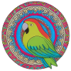 beautiful bright parrot |