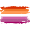 Drapeau de la fierté lesbienne