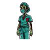 Zombie Halloween Nurse