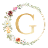 Customizable Monogram G Floral