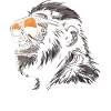 Chimpanzee Cool Sunglasses