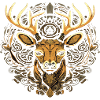 Deer head 10