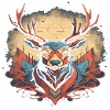 Deer head 7