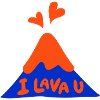 I lava you Vulkan Liebe