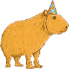 Capybara Birthday