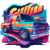 Cyberpunk truck massive