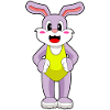 Bunny Swimming Swimsuit
