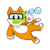 Cat Diver Snorkel