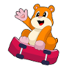 Hamster Skater Skateboard