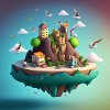 Cartoon Island-1