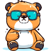 Molko the bespectacled bear