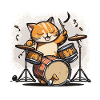 Rhythmische Katze